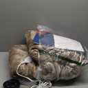 Bedsure Electric Blanket Queen Size  Dual Control Heated Blanket Queen, Fast Heating with 10 Time Settings & 10 Heat Settings, Warm Gift for Grandma (84x90 inches, Taupe)