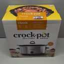 Crock-Pot 7-Quart Manual Slow Cooker, Family Size Serves 8+ People & Fits 6-lb Roast, Removable Stoneware with Warming Setting, Dishwasher Safe for Easy Cleanup, Stainless Steel