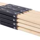 12 Pairs Drum sticks 5A Classic Maple Wood Drumsticks Wood Tip Drumstick for Adults Kids and Beginners