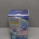 Vacuum Storage Bags with Hand Pump, Plastic Packaging Bags, 80% Space Saver Vacuum Seal Bags for Clothing, Travel Lugggage, Blankets, Comforters, 20 Combo