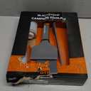 BLACKSTONE 6 Pcs Grill Scraper, Heavy Duty BBQ Tongs, Barbecue Metal Hamburger Spatula 2 & Batter Dispenser & Mixer Bottle – Grilling Tools & Accessory