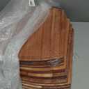 Patelai 12 Pack Large Cutting Boards Bulk Wooden Kitchen Chopping Boards for Crafts DIY Wedding Housewarming Gift (Walnut Wood, 14 x 11 Inch)