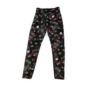 WEORGANIZE Christmas Leggings for Womens, High Waisted Printed Yoga Pants, Women's Ugly Xmas Party Tights, Tummy Control Holiday Outfits (Size Large)