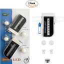 Bike Wheel Lights (2 Pack) - Waterproof LED Bicycle Spoke Tire Lights - Great Gift for Kids Adults - 30 Different Patterns Change - Bike Accessories - Black