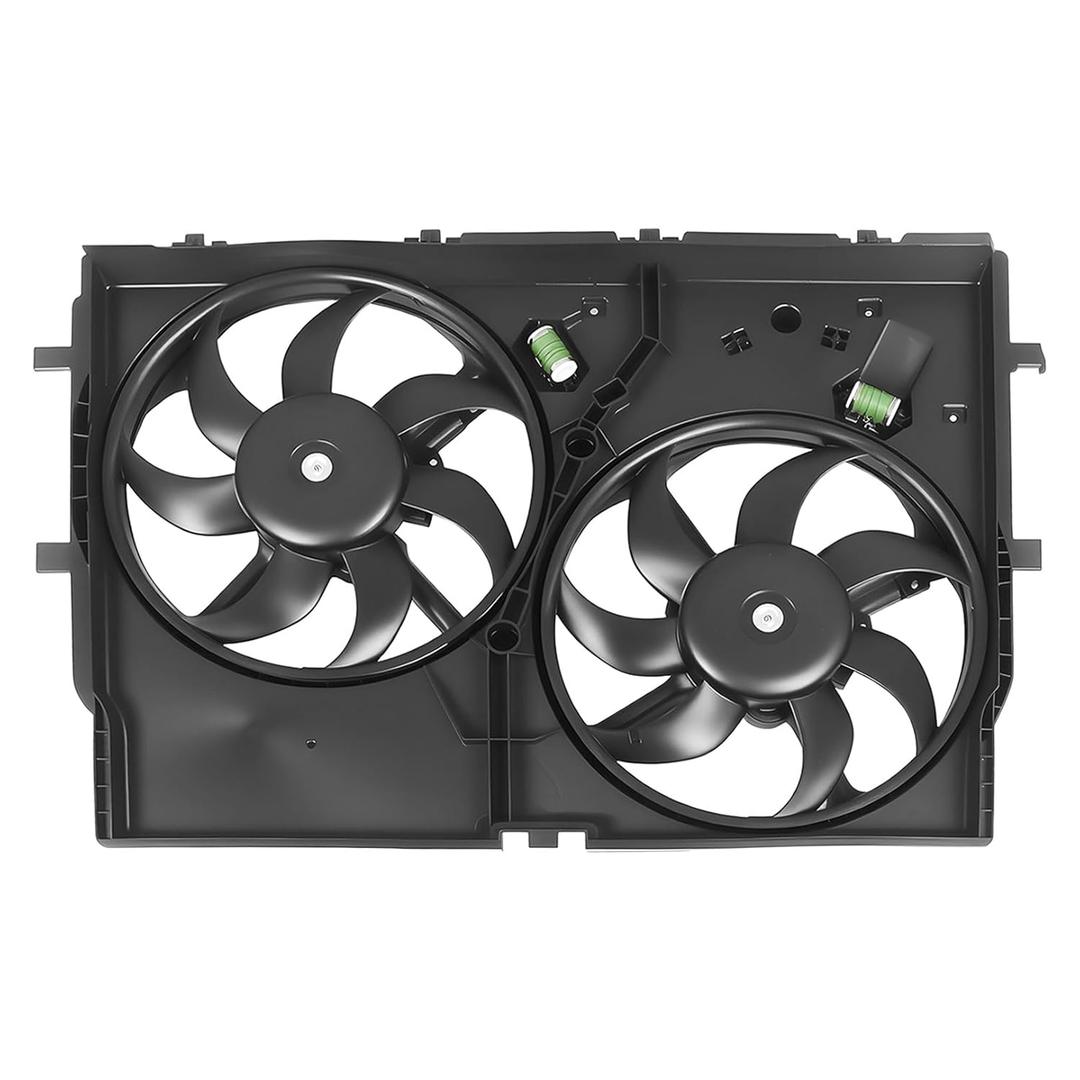 Radiator Cooling Fan Compatible with ProMaster 1500/2500/3500 2014-2021 3.6L 68189000AA 68189000AB
