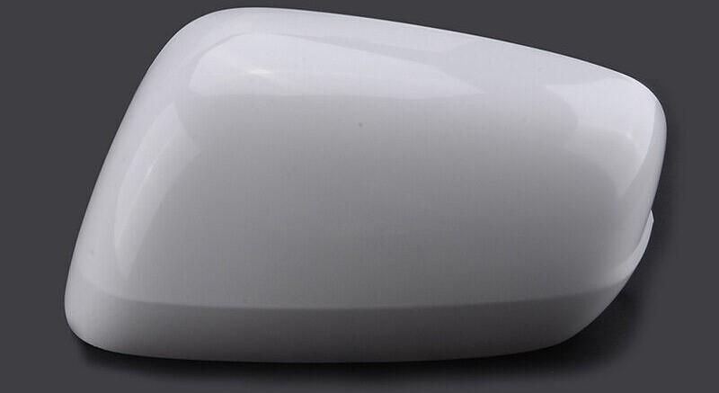 Car Door Side Rearview Mirror Cover Compatible With Honda Fit Jazz 2009 2010 2011 2012 2013 Housing Rearview Mirror Protective Cover White Left Side