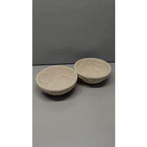 E-far Bread Proofing Basket Set of 2, 9 Inch Round Dough Bowls for Rising, Sourdough Bread Baking Supplies with Liners for Home and Professional Baking