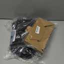 2Pack Led Christmas Net Lights Outdoor Connectable, 240LED 5ft x 6ft Waterproof 8 Modes Black Wire 29V Plug in Mesh Lights for Garden Yard Bushes Trunk Tree Decor (Warm White)