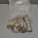 Meanplan 50 Pieces Espresso Spoons Gold Coffee Spoons Mini 5.3 Inches Stainless Steel Demitasse Teaspoons for Stirring Tea Sugar Ice Cream Dessert Soup Cake Antipasto Cappuccino Serving