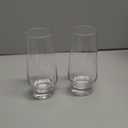 Large Crystal Highball Glasses Set of 2, 18oz Tall Drinkware for Cocktails, Water, Beer, and Mixed Beverages (1,Set Of 2)