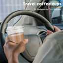 50 Sets 16 oz Clear Plastic Cups with Strawless Sip Lids, Thickened Clear Disposable Plastic PET Crystal Cups for Iced Coffee, Smoothie, Cold Beverage, Drink Shops and Party Catering