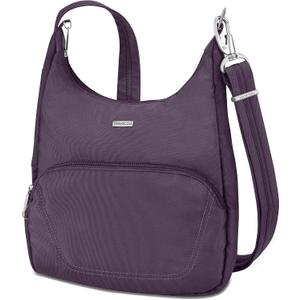Travelon Anti-Theft Classic Essential Messenger Bag, Purple