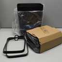 Vanpopubs 2 Pack 2.7 Gal Bathroom Trash Can with Lid, Automatic Trash Can Small Smart Garbage Can Touchless, Slim Motion Sensor Waterproof Plastic Trash Bins for Bedroom Office Kitchen Toilet Black