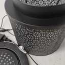 HD Designs Outdoors Small Metal Sunburst Water Fountain Black