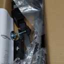 Amazon Basics Single Computer Monitor Stand with Cable Management, Height Adjustable VESA Desk Arm Mount, Fully Adjustable Tilt and Rotation, Steel, Black, Fits 13-30" Screens