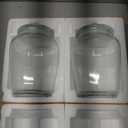 2 Pcs 74 oz Glass Candy & Cookie Jars with Airtight Lids, Decorative Apothecary Jars, Candy Buffet Containers for Kitchen Counter, Clear Food Storage Canister Home Decor