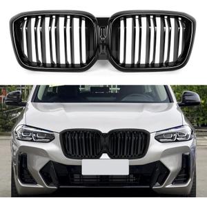 G01 Front Grill/Grilles Kidney Grill Replacement for BMW X3 Series G01 2022-IN 1 Pair/Set
