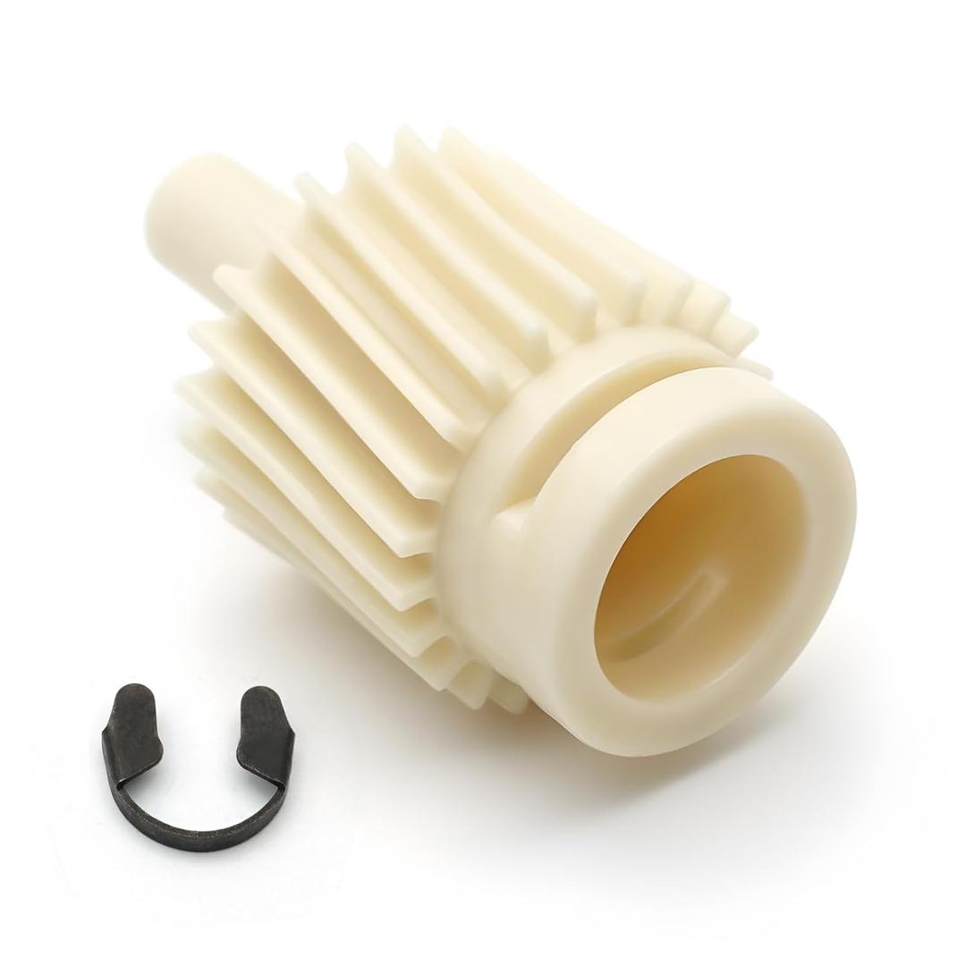 Speedometer Drive Gear for Ford Mustang 1983-1998 T5 or T45 Transmission, 23 Tooth Recalibration Gear, 3.73/4.10 Gears, White