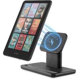 CoBak Wireless Charger Stand Compatible with iPhone & Kindle Colorsoft Signature Edition & Paperwhite Signature Edition, Wireless Charging Dock for Wireless Devices