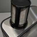 Horavie Single Serve Coffee Maker for K-Cups & Grounds, Hot & Iced Coffee Maker, Strong Button Feature, 6 to 14oz Brew Sizes, 50oz Removable Reservoir, Fit 6.5" Mugs, Stainless Steel, Black