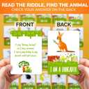 QUOKKA Search and Find Puzzles for Kids Ages 4-6 - Riddle Kids Puzzles 6-8 Years Old - 70 Unique Pcs - 20 Illustrated Guessing Cards - Engaging Children Themes - Australia Puzzle Gift for Toddlers 3-5