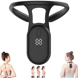 Smart Posture Corrector for Women, Smart Back Support, Smart Corrector for Hunchback, Back Posture Monitoring Improving The Hunchback Posture Corrector Vibrating, Universal for Men and Women(Black)