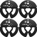 Yes4All 1.25Lb Dumbbell Fractional Weight Plates 2 Pieces/ 4 Pieces - Designed For Dumbbell Training, Micro Loading, And Body Workout