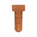 MERKUR Leather Razor Case - Brown Cowhide, Fits All MERKUR Razors Except 24001, Up to 110 mm