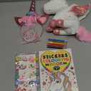 21-Piece Unicorn Gift Set for Girls Ages 3-8 | Soft Plush Stuffed Animals & Dress-Up Accessories Bundle | Idea Birthday Gifts, Christmas Presents, Party Favor for Kids Toddler Girls (White)