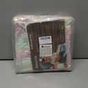 Rainbow Round Rug for Bedroom, 4Ft Fluffy Circle Area Rugs for Living Room, Shag Fuzzy Carpet for Kids Room, Nursery, Dorm, Classroom, Teen, Cute Baby Play Mat Home Decor Aesthetic