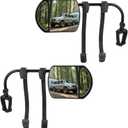 Towing Mirrors, Universal Mirror Extensions For Towing, 360 Degree Rotation Clip-on Dual View Tow Mirrors for Vehicle Car Truck Trailer RV SUV, 2pcs