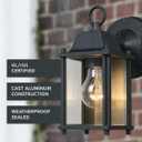 Designers Fountain Ivy Trail Outdoor Light Fixture Pack of 2, 8.25 Inch Exterior Wall Lantern Sconce Set for Front Door, Patio and Porch, Black, D334M-5EW-BK2