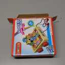 Atoylink ABC Wooden Building Blocks for Toddlers 1-3, 30 Pcs Alphabet & Number Stacking Toys with Storage Pull Toy Car Learning & Education Montessori Toys for 1 2 3 Year Old Baby Boy Girl Gifts