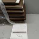 MAQQL Upholstered Headboard - Bed Backboard, Dark Brown Faux Leather Panels, 24 x 12 Inches Each, 12-Piece Set, Modern Headboard Queen Design, Easy to Assemble, Perfect for Queen Beds