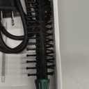 Mini Thermal Round Brush, 0.35 Inch Barrel Volume Heat Styling Brush for Men and Women Short Thin Curly Straight Hair, Heated Curling Iron,12 Temperature Setting (0.95 Inch with Bristles)