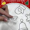 NewFamily Christmas Shrink Art Kit for Kids  49 Pcs Pre-Cut Shrinky Dinks for Christmas Crafts  DIY Bracelets, Necklaces, Keychains & Christmas Tree Decorations