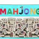 Clear Waterproof Mahjong Tile Bag with Bonus Accessory Pouch Mahjong Carrying Case Mah Jong Storage Bag for American MahJong Set MahJong Gifts for Women Mah Jong Lover Gift 20.9 x 9.45 in Case Only