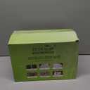 ECOLipak 100% Compostable 5 Compartment Plates, 100 Pack Disposable Compartment Paper Plates, 12.5 * 8.6 inch Biodegradable Sugarcane Plates, Eco-Friendly School Lunch Trays