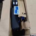 Drive Medical Blue Streak Lightweight Foldable Wheelchair - Enhanced Mobility Support - Durable Construction - Padded Comfort - Swing-Away Leg Rests - Desk Arms - Blue/Black - 20 Inch Seat