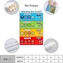 LINWDSB Emotional Management Zones Of Regulation Educational Poster Canvas Art Aesthetic And Wall Art Picture Decor Poster12x18inch(30x45cm) (Unframe-style)