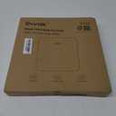 Ovutek Smart Scale for Body Weight, Digital Bathroom Scale BMI Weighing Body Fat Scale, Accurate Body Composition Scale Monitor for People's Health with Smartphone App, Compact Size, 400lb (White)