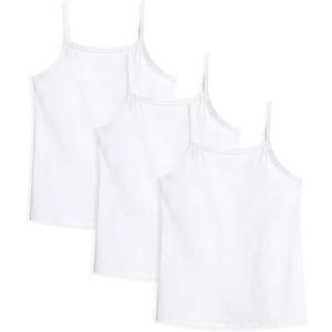 Girls Undershirts Toddler Camisole Adjustable Straps Cami Dance Tank Tops 3 Pack 5