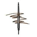 Eyebrow Pencil - Mens Brow Pencil - 2-in-1 Brow Brush & Lead Pencil - Shape, Define & Fill In Eyebrows - Ultra-Thin Pencil - Long-Lasting Color - Vegan - Brown - 1 Pencil