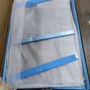 Shower Door 56-60" W x 60" H, Double Sliding Glass Door, Semi-Frameless Shower Doors with 1/4" (6mm) Thick SGCC Tempered Glass, Stainless Steel Handles, Matte Black