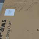 Folding Chair Wooden Stackable Folding Chairs with Cushion, 1pc Portable Foldable Chairs for Outdoor Office Events Wedding Party Restaurant Meeting Room Patio Garden Picnic Kitchen