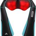 MagicMakers Shiatsu Neck Massager with Heat for Pain Relief Deep Tissue  Mother's Day Gifts for Mom, Women, Her | Ideal for Men, Dad & Him Amazing Back & Shoulder Relief from Daughter or Son (Blue)