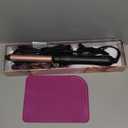 Automatic Rotating Curling Iron 1-inch: LANDOT Easy-to-Use Self Spinning Ceramic Curling Wand for Salon-Worthy Curls & Waves - Quick Heat & Adjustable Temp for All Hair Types