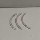 Car Front Emblem Sign Logo Bling Cover Decal Compatible with Mercedes Benz External Accessories Rhinestone Decorative Sticker (Small,Fit for A B CLA C300 E CLS S GLA GLK Series)