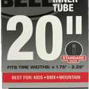 BELL Standard Bicycle Inner Tube, 20" x 1.75" - 2.125", Black