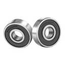 2 Pack 6203-2RS Sealed Deep Groove Ball Bearings 17mm x 40mm x 12mm, Double Rubber Sealed, Pre-Lubricated, High RPM Support for Electric Motors, Garden Machinery, Automotive, Industrial Application